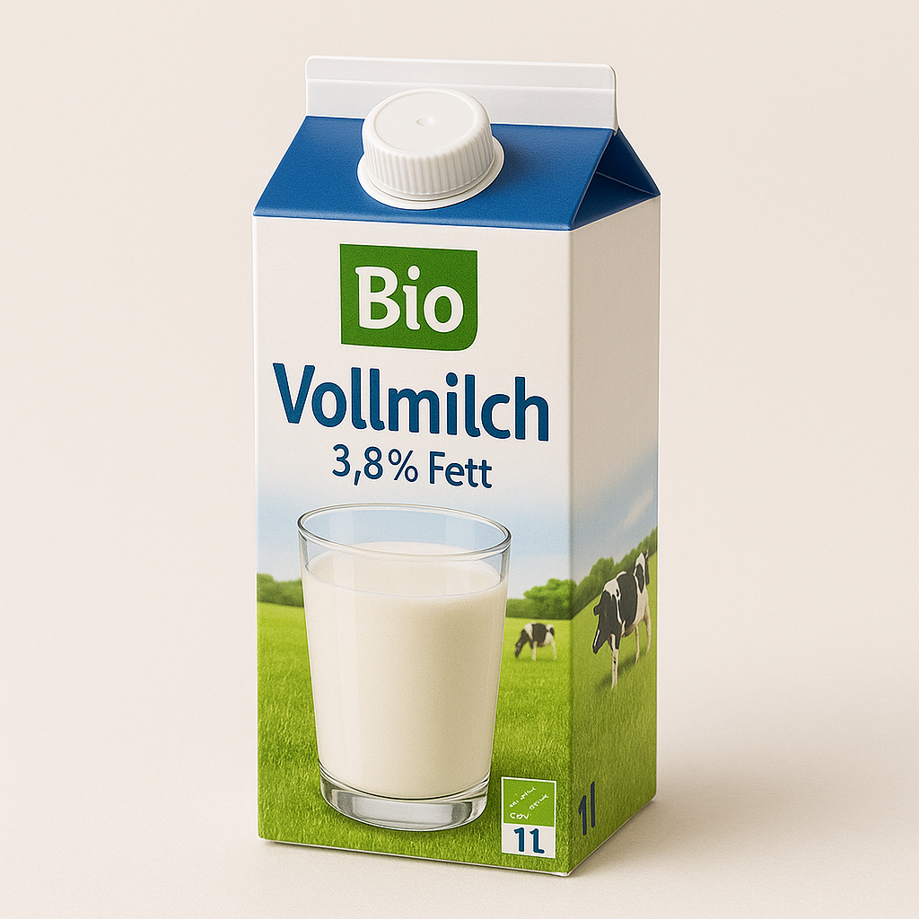 Bio Vollmilch 3,8%