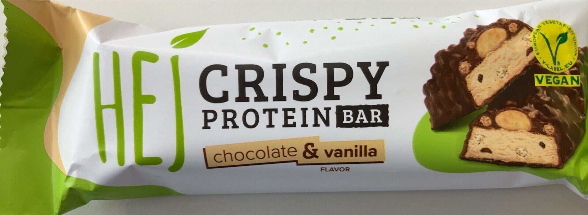 HEJ Crispy Protein Bar chocolate vanilla
